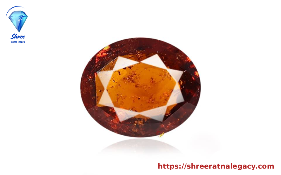 Hessonite Garnet (Gomed) - 7.9 Carats