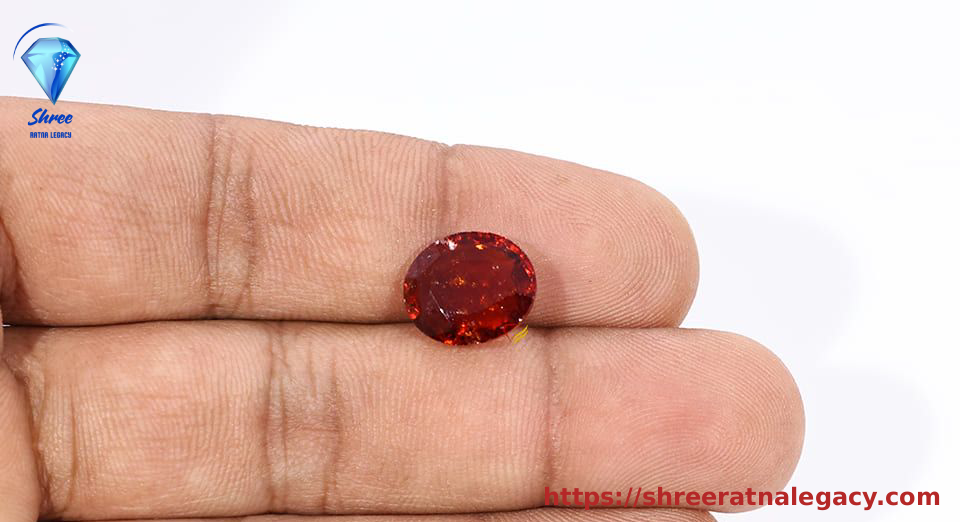 Hessonite Garnet (Gomed) - 7.9 Carats