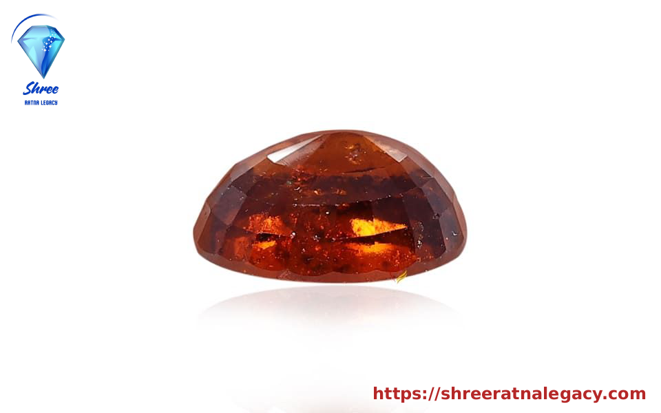Hessonite Garnet (Gomed) - 7.9 Carats